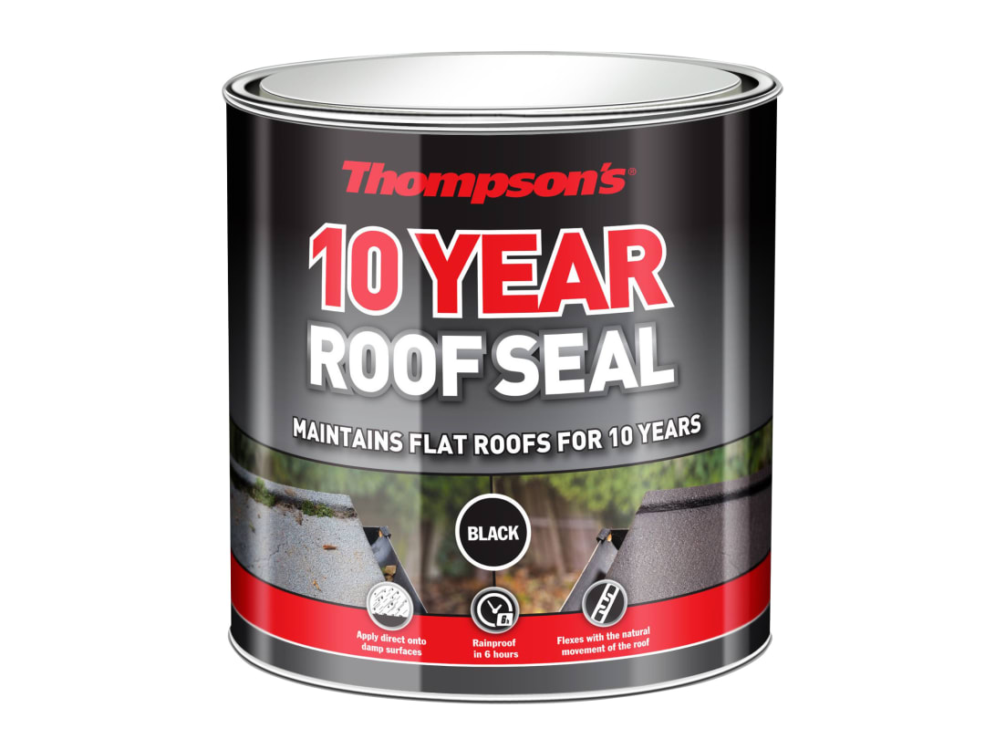 Ronseal Thompsons Heat Proof Roof Seal Black 1L 30142