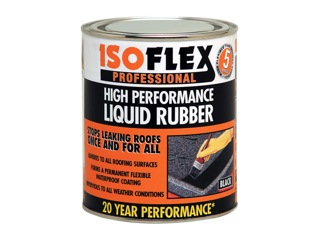 Ronseal Isoflex Liquid Rubber Black 4.25 litre 34892