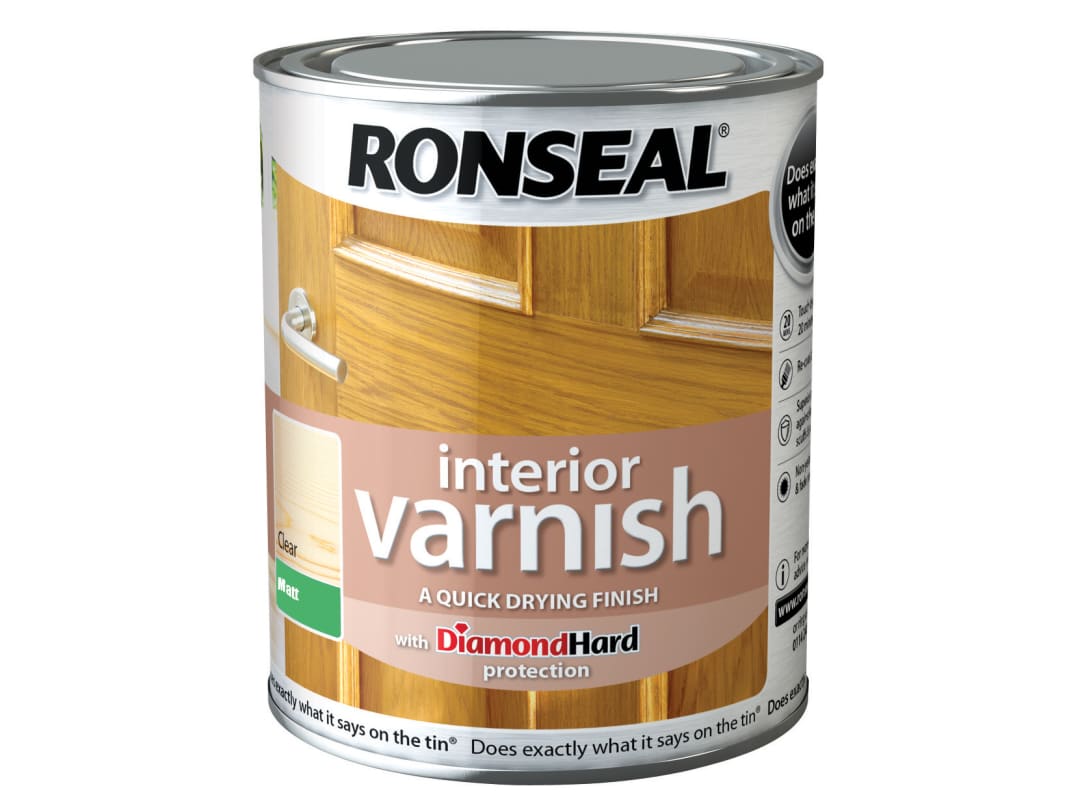Ronseal Interior Varnish Quick Dry Matt Clear 2.5 litre 36878