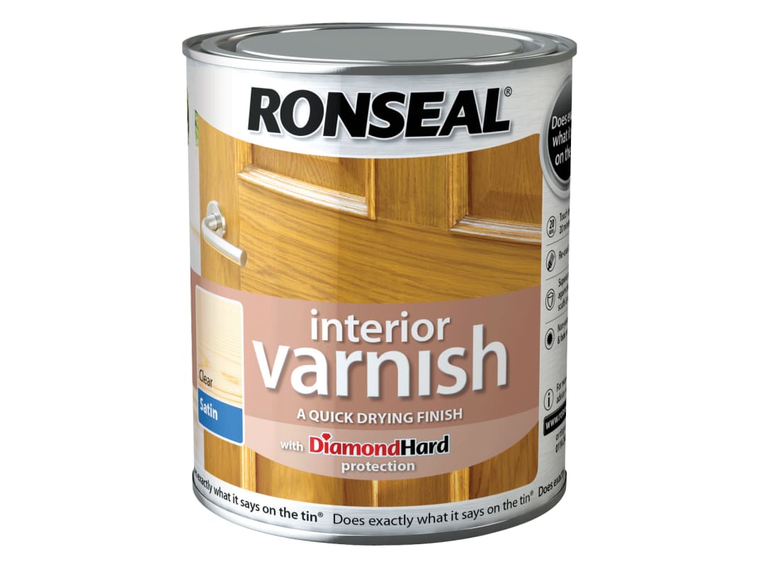 Ronseal Interior Varnish Quick Dry Satin Clear 2.5 litre 36872