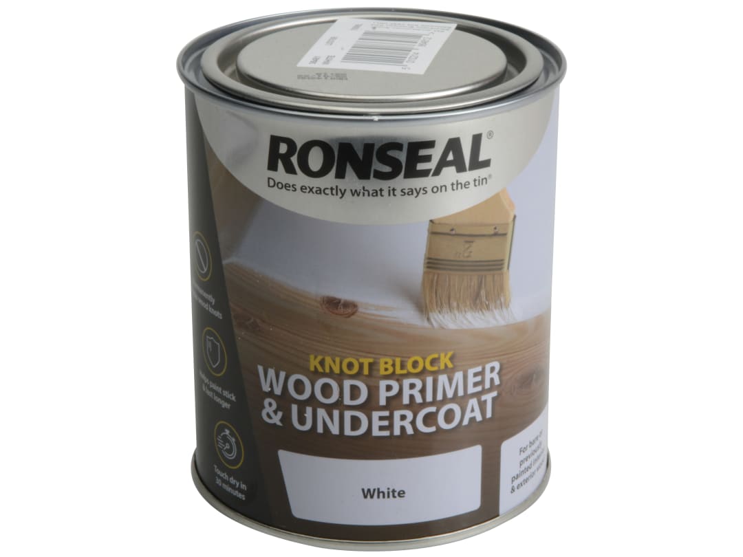 Ronseal Knot Block Primer & Undercoat White 750ml 36481