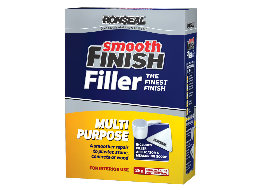 Ronseal Smooth Finish Multipurpose Wall Powder Filler 2kg 36550
