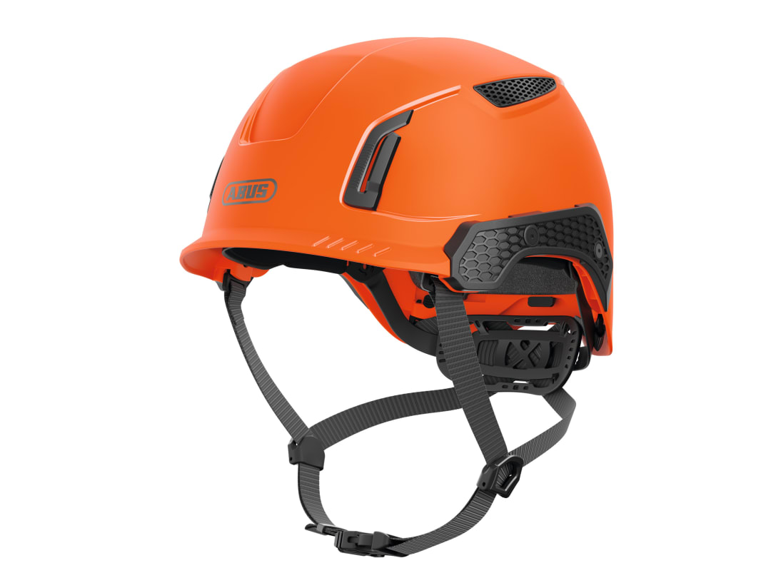ABUS Mechanical SPECTOR Vented Safety Helmet Orange 10094800-01