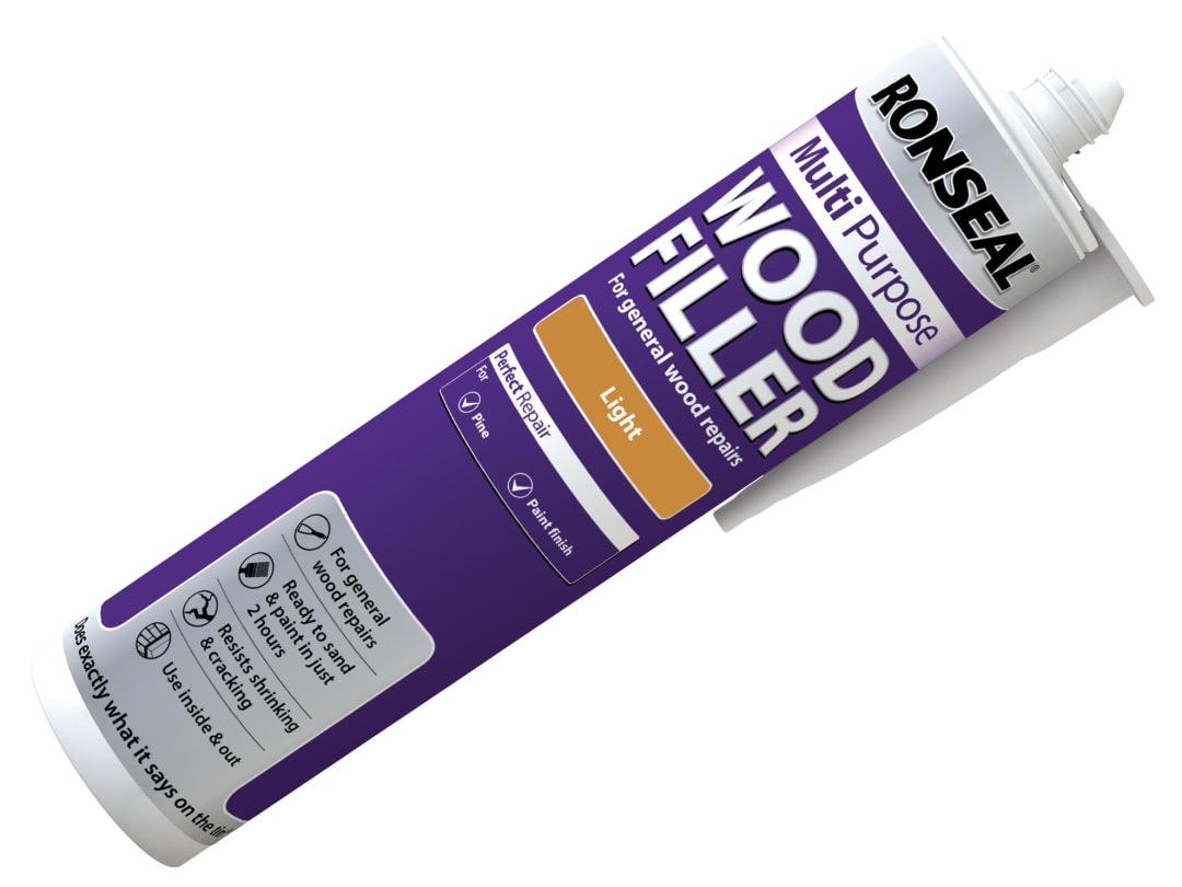 Ronseal Multipurpose Wood Filler Cartridge Light 310ml 33366