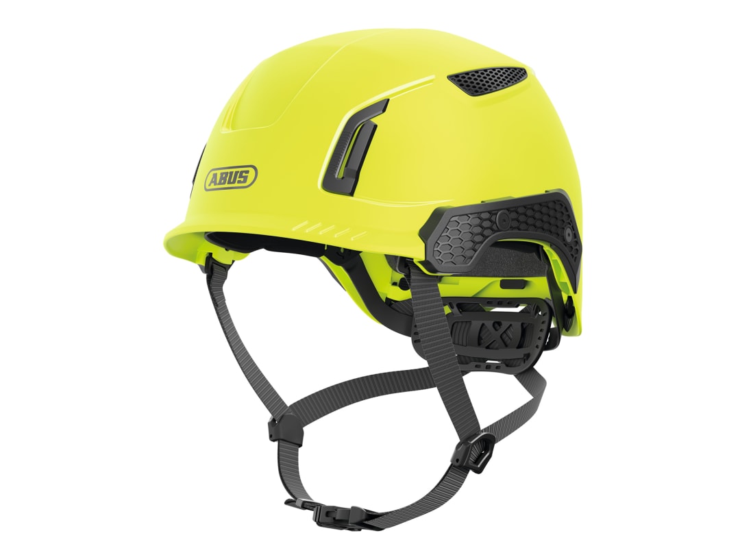 ABUS Mechanical SPECTOR-E Non-vented Safety Helmet Yellow 10094802-01