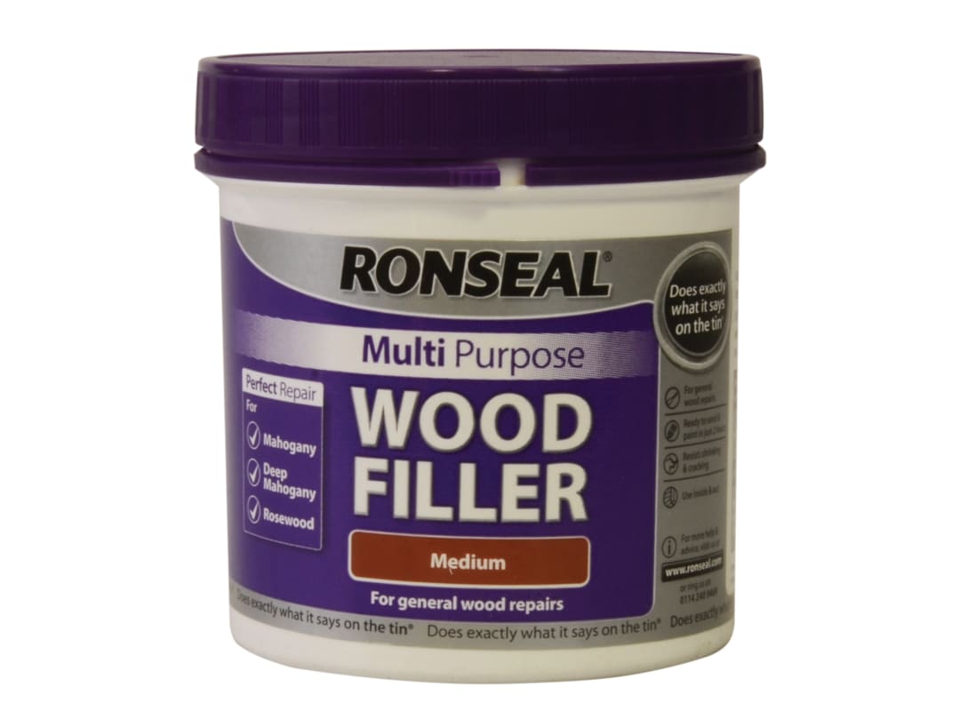 Ronseal Multipurpose Wood Filler Tub Medium 465g 34747