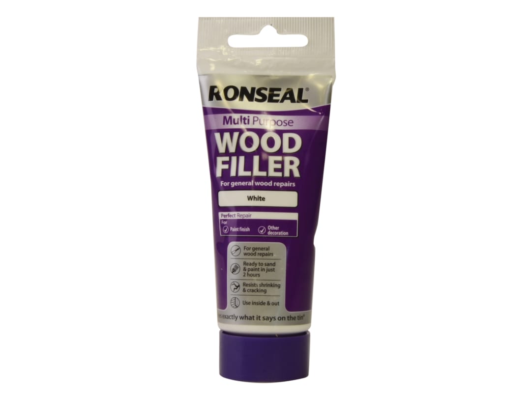 Ronseal Multi Purpose Wood Filler Tube White 100g 33639