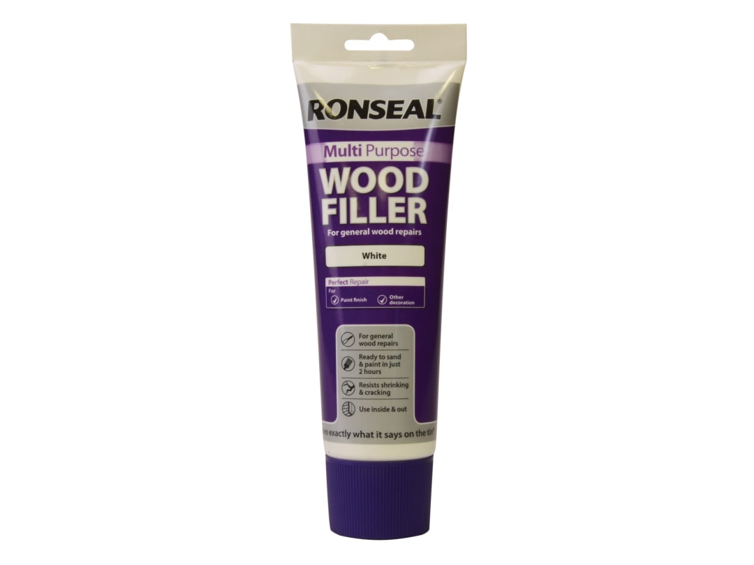 Ronseal Multi Purpose Wood Filler Tube White 325g 34744