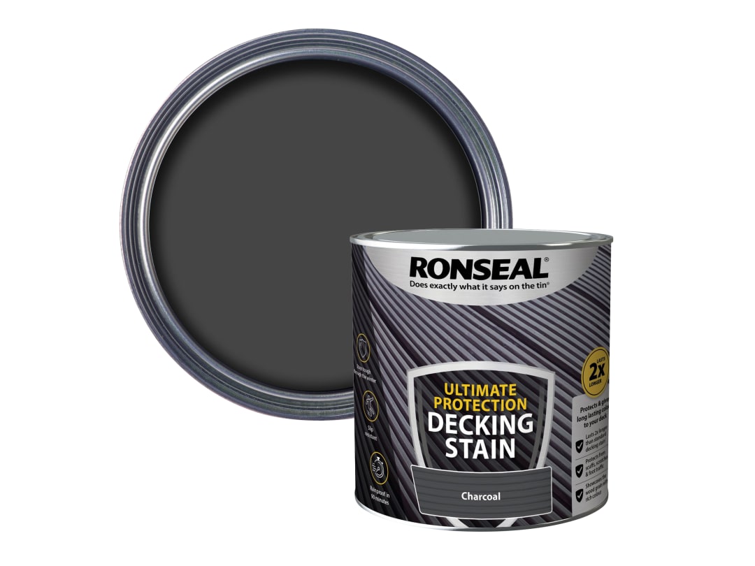 Ronseal Ultimate Protection Decking Stain Charcoal 2.5 litre 39108