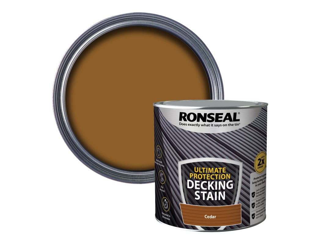 Ronseal Ultimate Protection Decking Stain Cedar 2.5 litre 39106