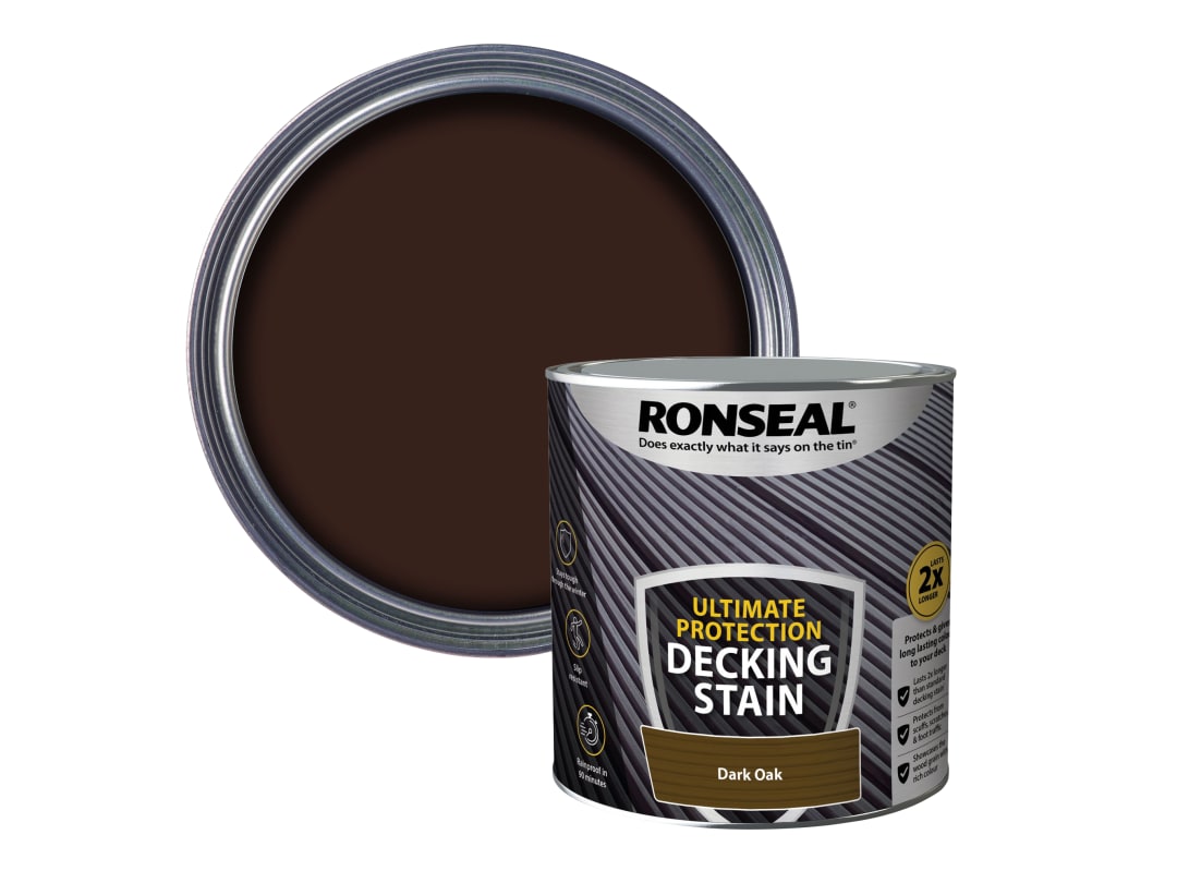 Ronseal Ultimate Protection Decking Stain Dark Oak 2.5 litre 39112