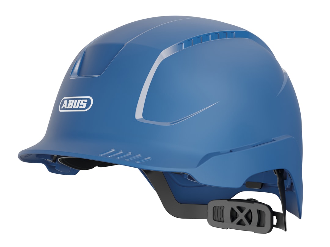 ABUS Mechanical SCATOR-E Non-vented Safety Helmet Blue 10094807-01