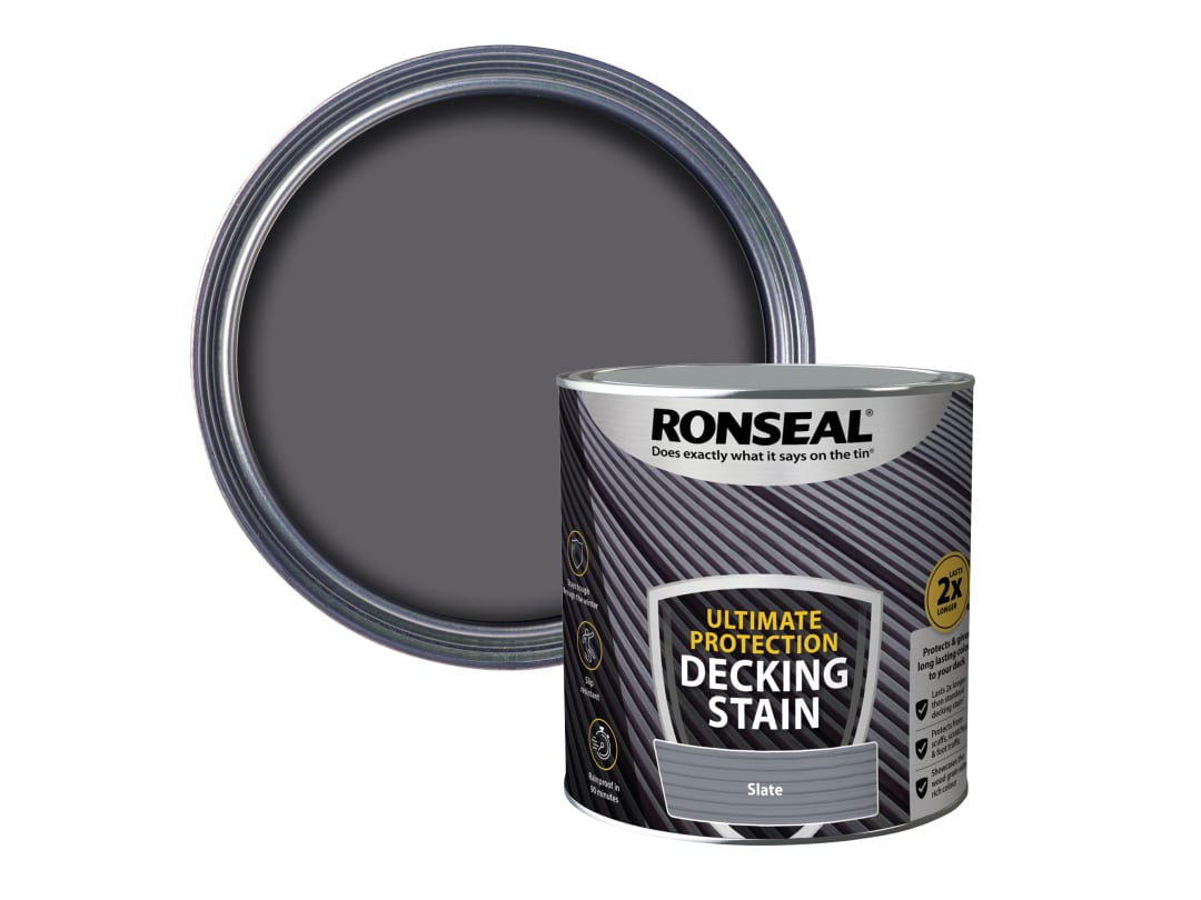 Ronseal Ultimate Protection Decking Stain Slate 2.5 litre 39122