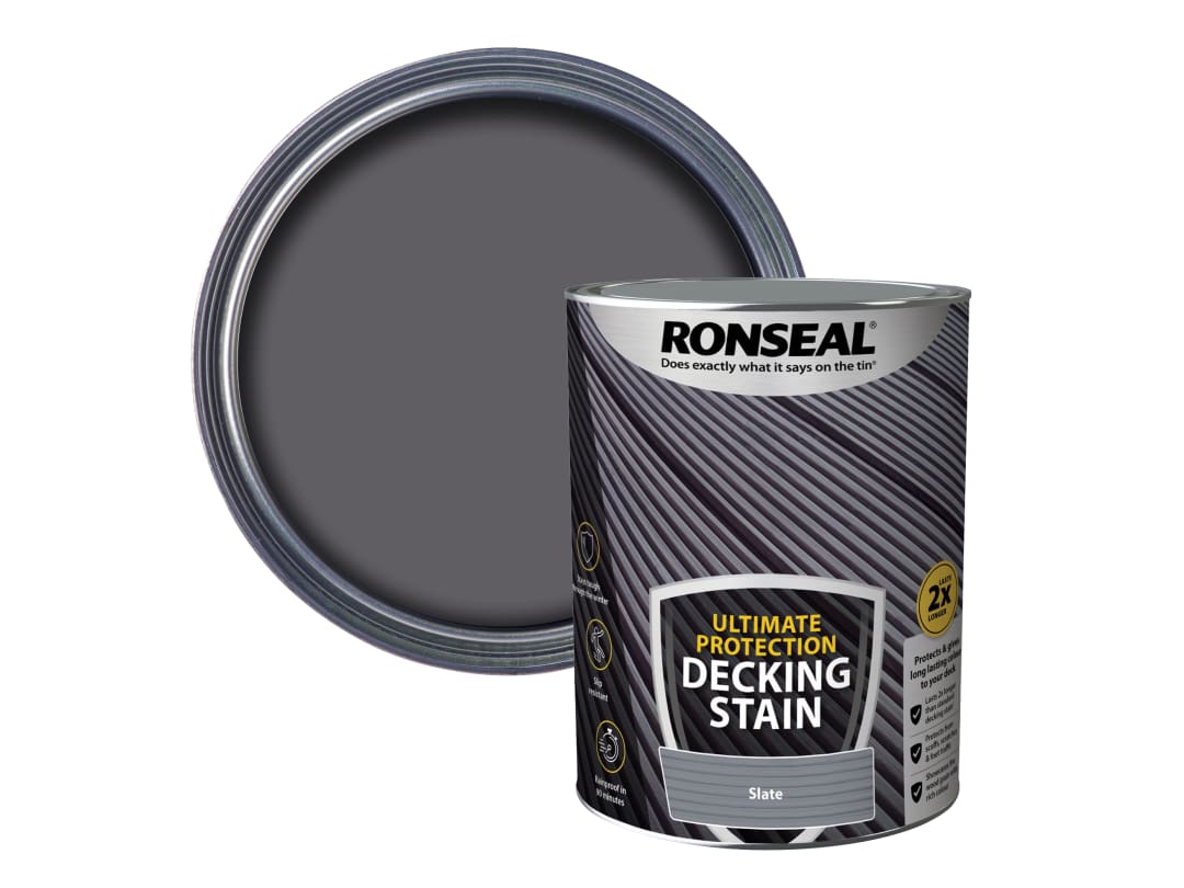 Ronseal Ultimate Protection Decking Stain Slate 5 litre 39123