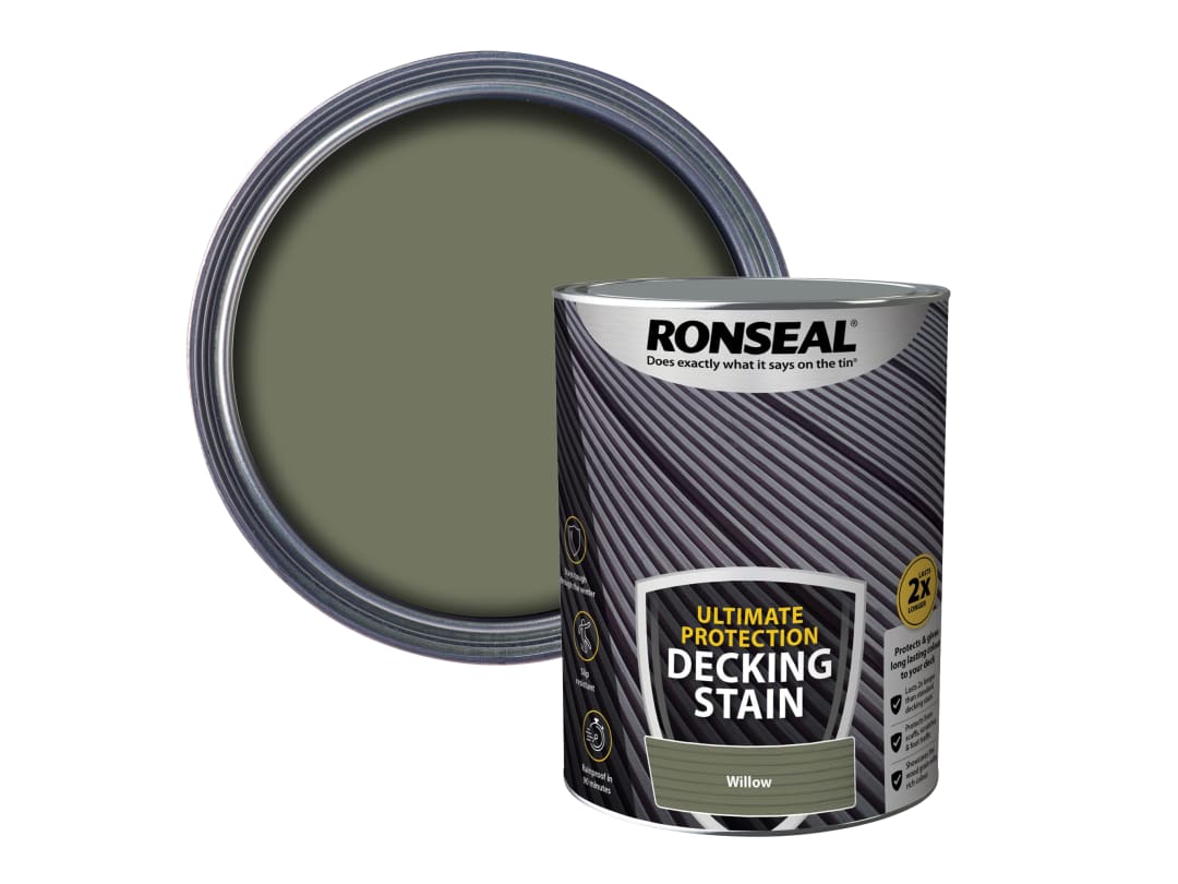 Ronseal Ultimate Protection Decking Stain Willow 5 litre 39224