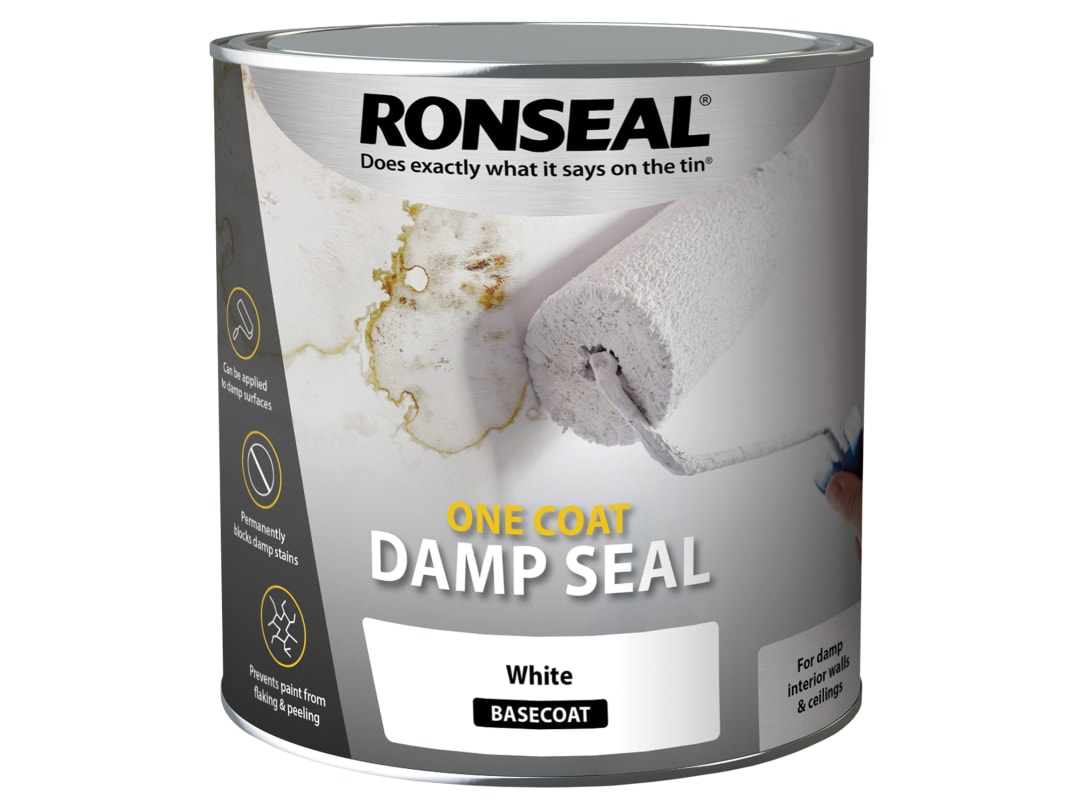 Ronseal One Coat Damp Seal White 2.5L 36958