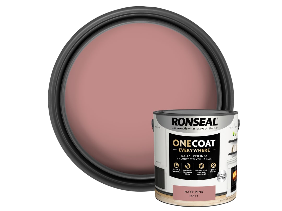 Ronseal One Coat Everywhere Hazy Pink 2.5L 82304 KCB.7015103.82304.76