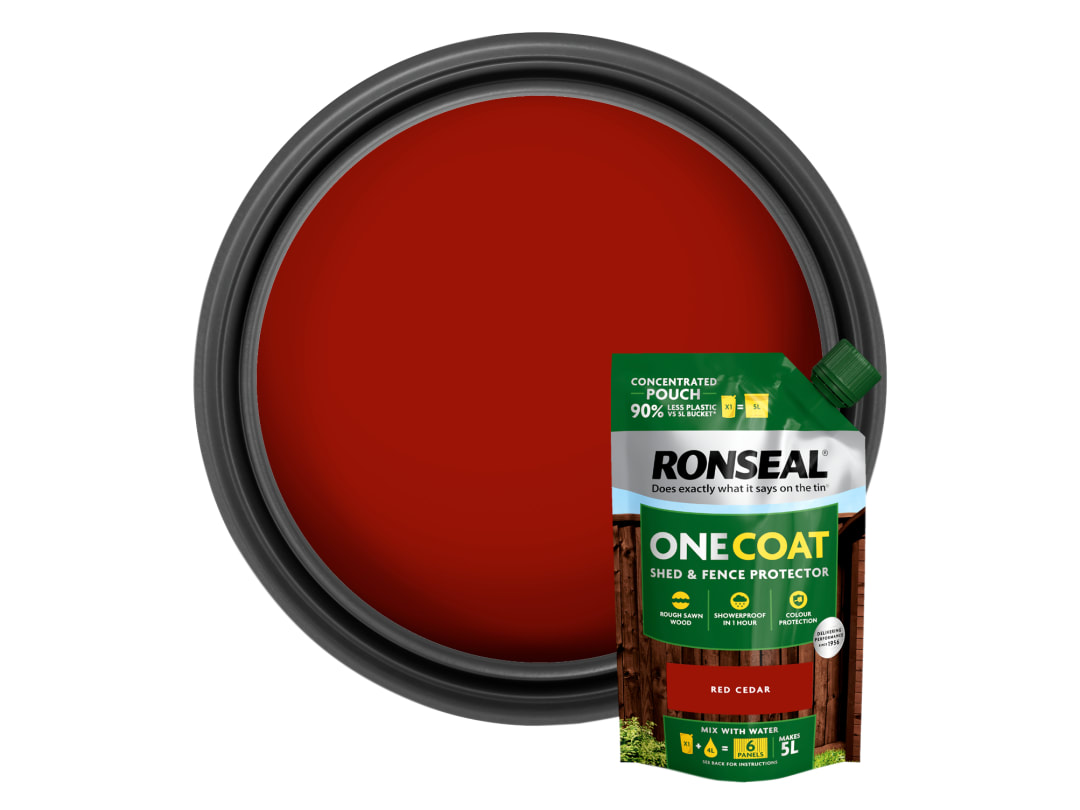 Ronseal One Coat Shed & Fence Refill Pouch Red Cedar 950ml KCB.8174503.80900.73