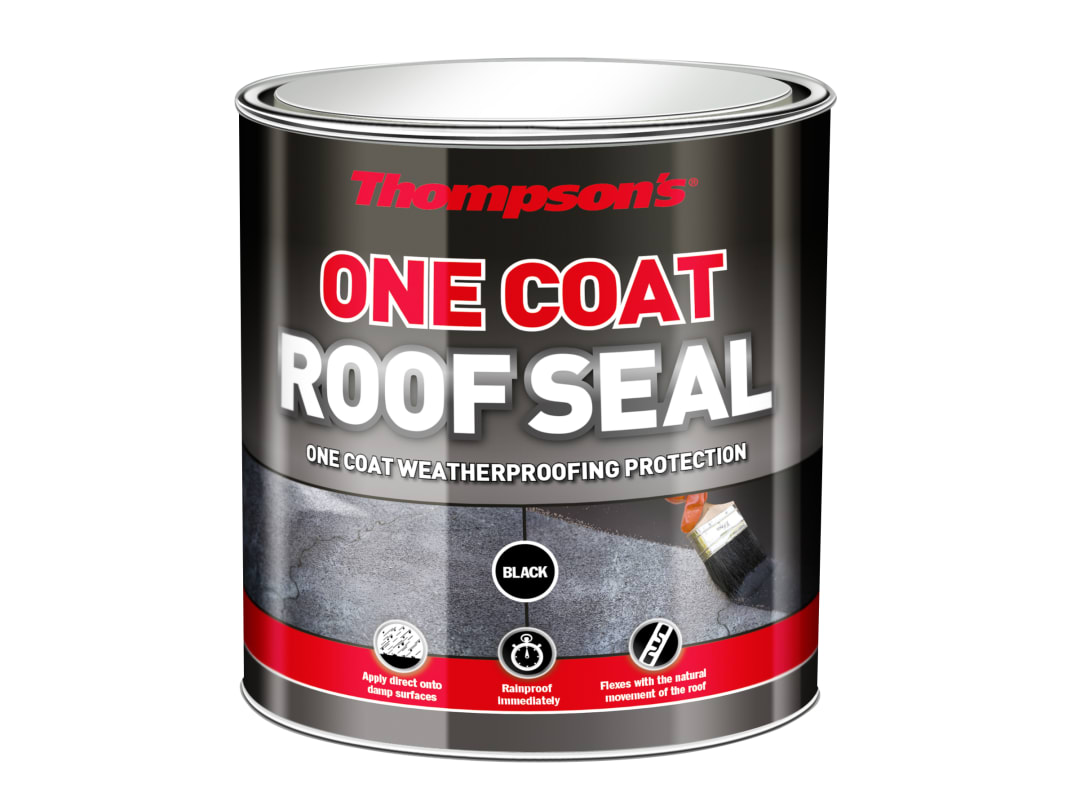 Ronseal Thompson's One Coat Roof Seal Black 5 litre 34750