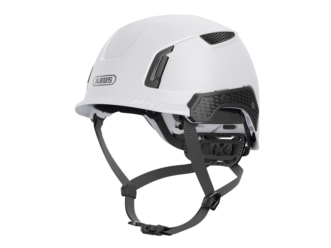 ABUS Mechanical SPECTOR Vented Safety Helmet White 10099775-01
