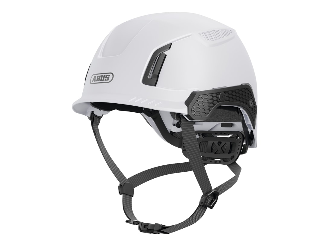 ABUS Mechanical SPECTOR-E Non-vented Safety Helmet White 10099776-01