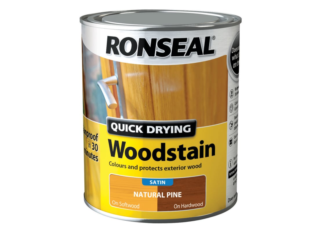 Photos - Primer Ronseal Woodstain Quick Dry Satin Pine 750ml 34572 