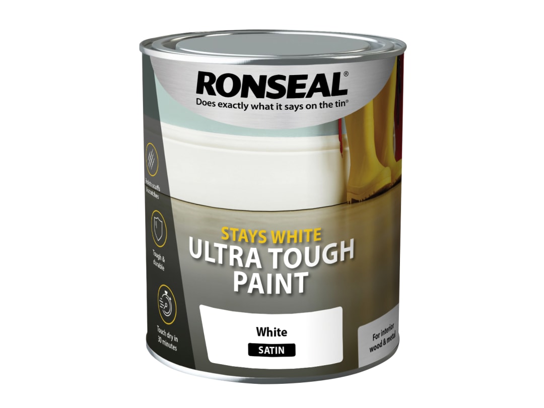 Ronseal Stay White Ultra Tough Satin 750ml 37524
