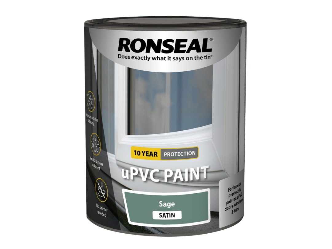 Ronseal uPVC Paint Sage Satin 750ml 39389