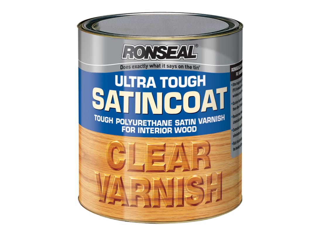 Ronseal Satincoat Interior Clear Varnish 250ml 09009