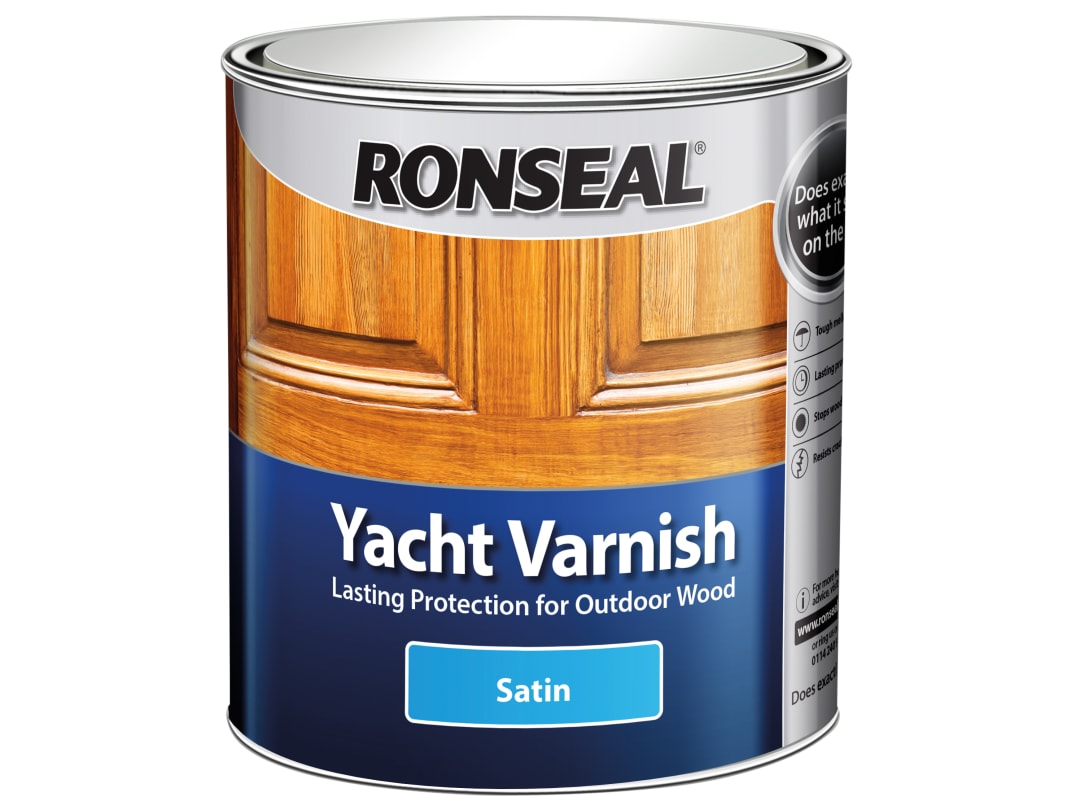 Ronseal Exterior Yacht Varnish Satin 1 litre 30244