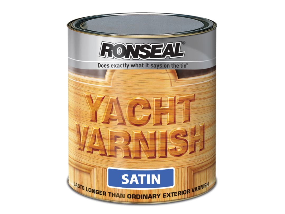Ronseal Exterior Yacht Varnish Satin 2.5 litre 34909
