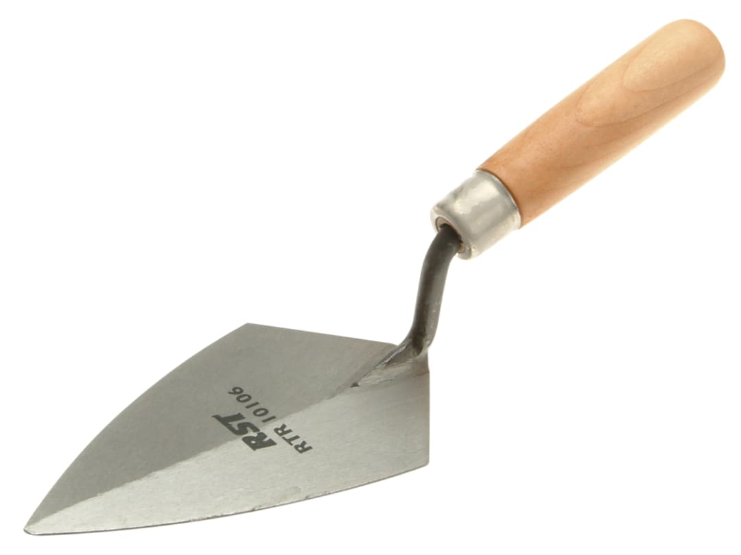 R.S.T. Pointing Trowel Philadelphia Pattern Wooden Handle 6in RTR10106