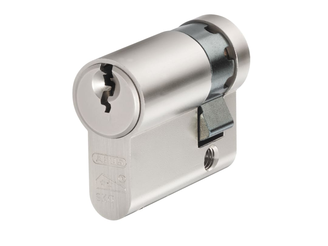 ABUS Mechanical E60NP Euro Half Cylinder Nickel Pearl 10mm / 40mm Box 10054142-01