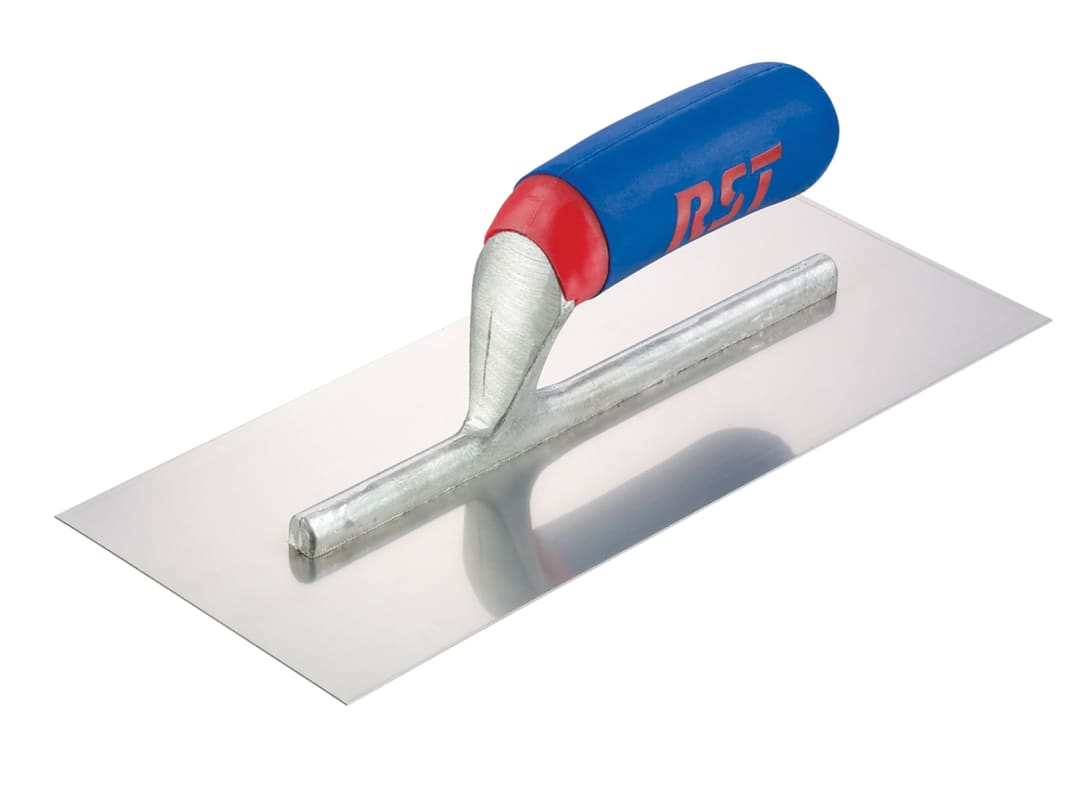 R.S.T. Plasterer's Finishing Trowel Banana Soft Touch Handle 11 x 4.1/2in RTR124BS