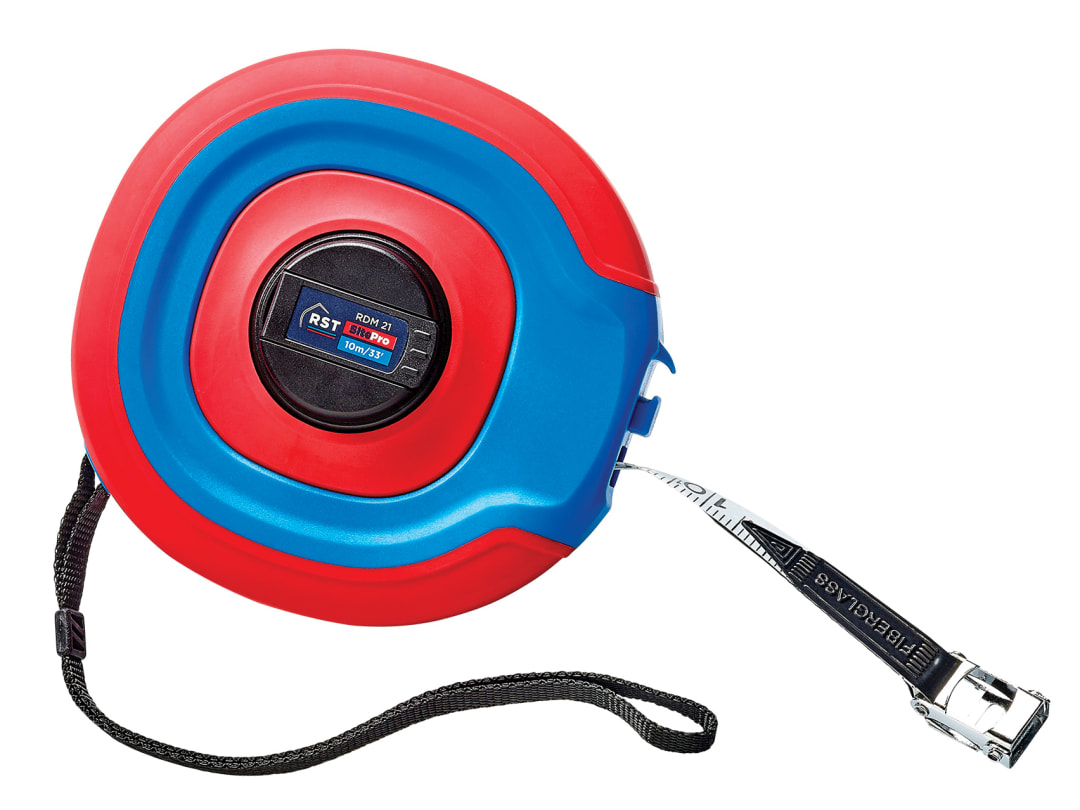 R.S.T. SitePro Fibreglass Tape 10m/33ft (Width 13mm) RDM21