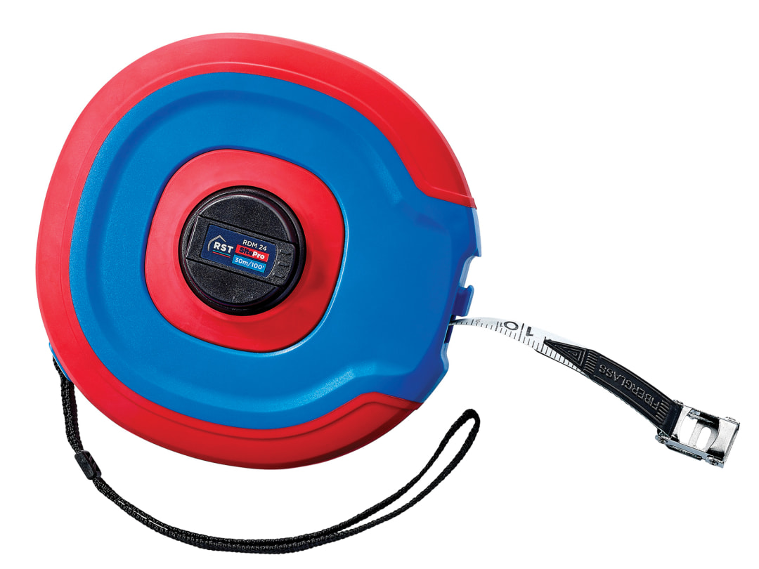 R.S.T. SitePro Fibreglass Tape 30m/100ft (Width 13mm) RDM24