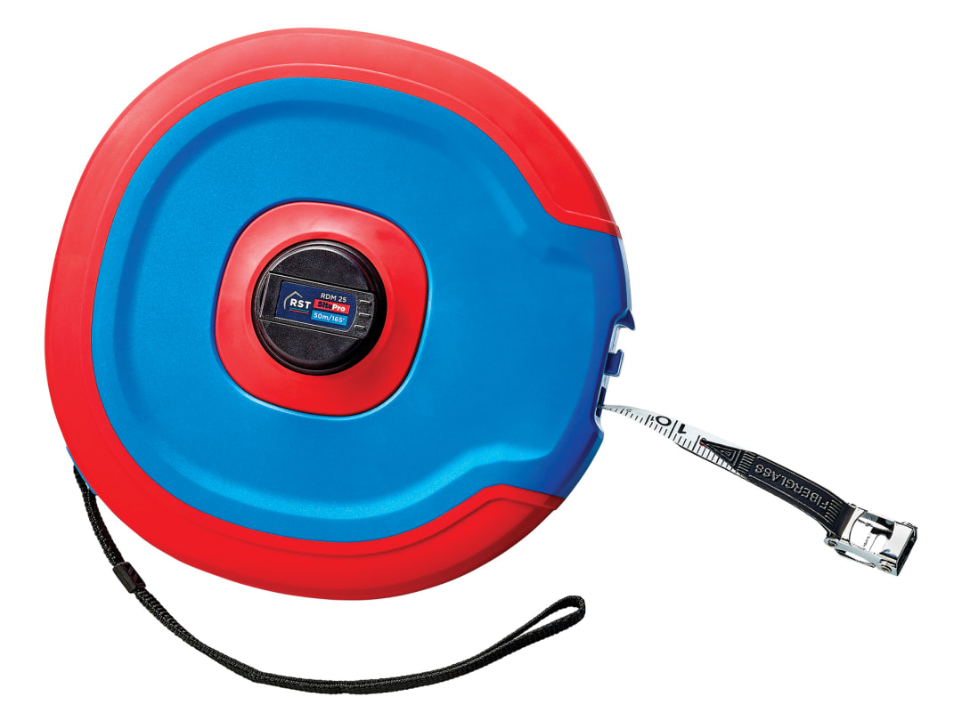 R.S.T. SitePro Fibreglass Tape 50m/165ft (Width 13mm) RDM25