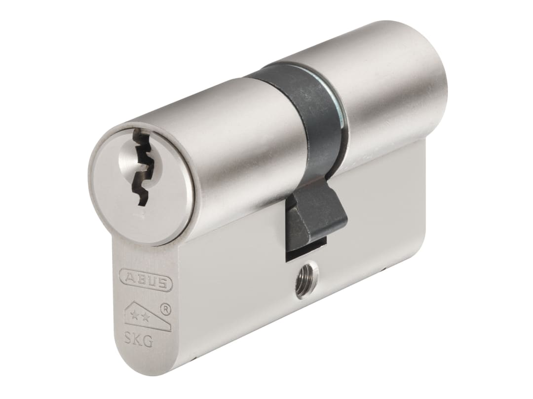 ABUS Mechanical E60NP Euro Double Cylinder Nickel Pearl 35mm / 45mm Visi 10054866-01