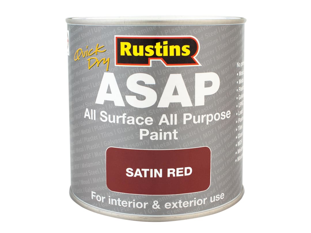 Rustins ASAP Paint Red 250ml ASAPRD250