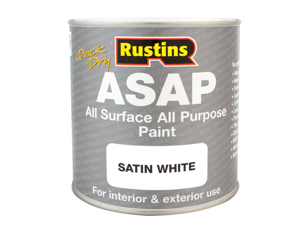 Rustins ASAP Paint White 500ml ASAPWH500