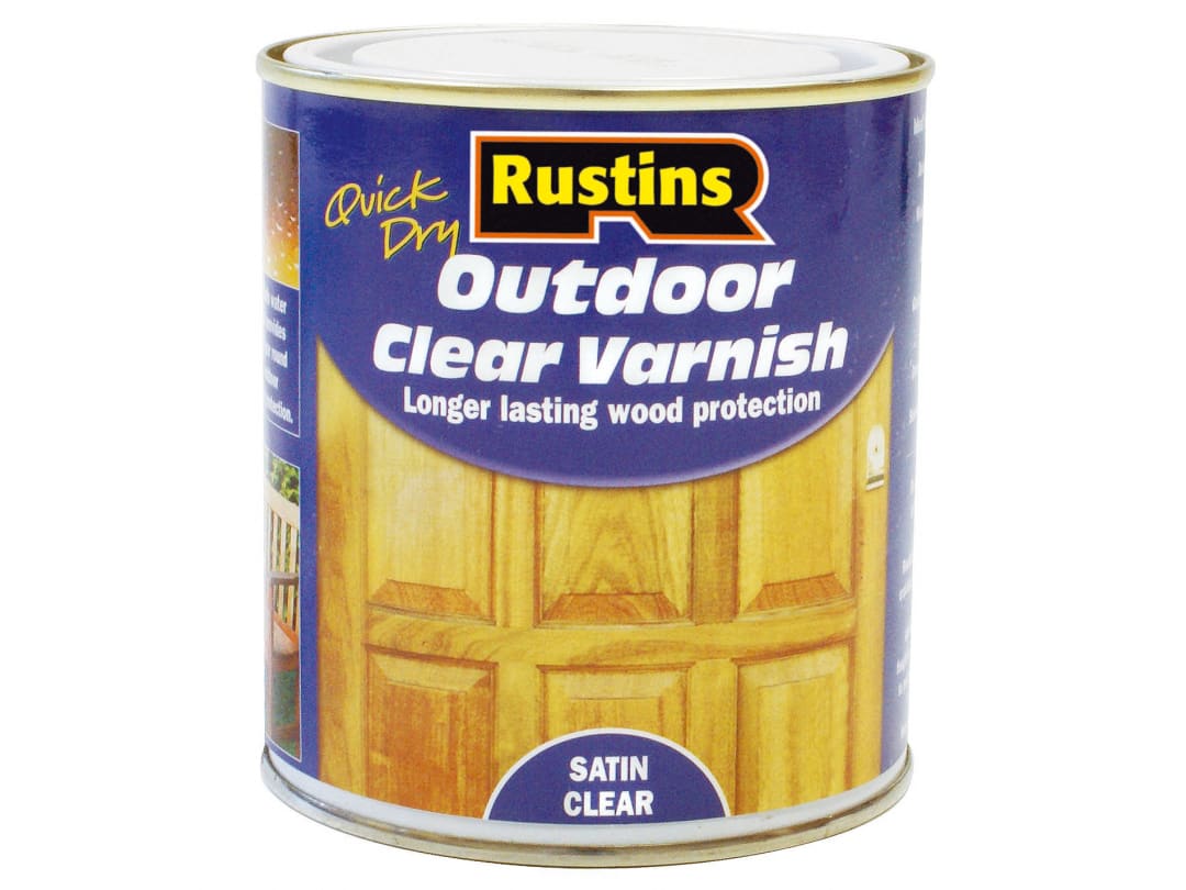 Rustins Exterior Varnish Satin 1 litre EAVS1000