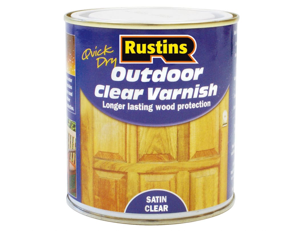 Rustins Quick Dry Exterior Varnish Satin Clear 250ml EAVS250