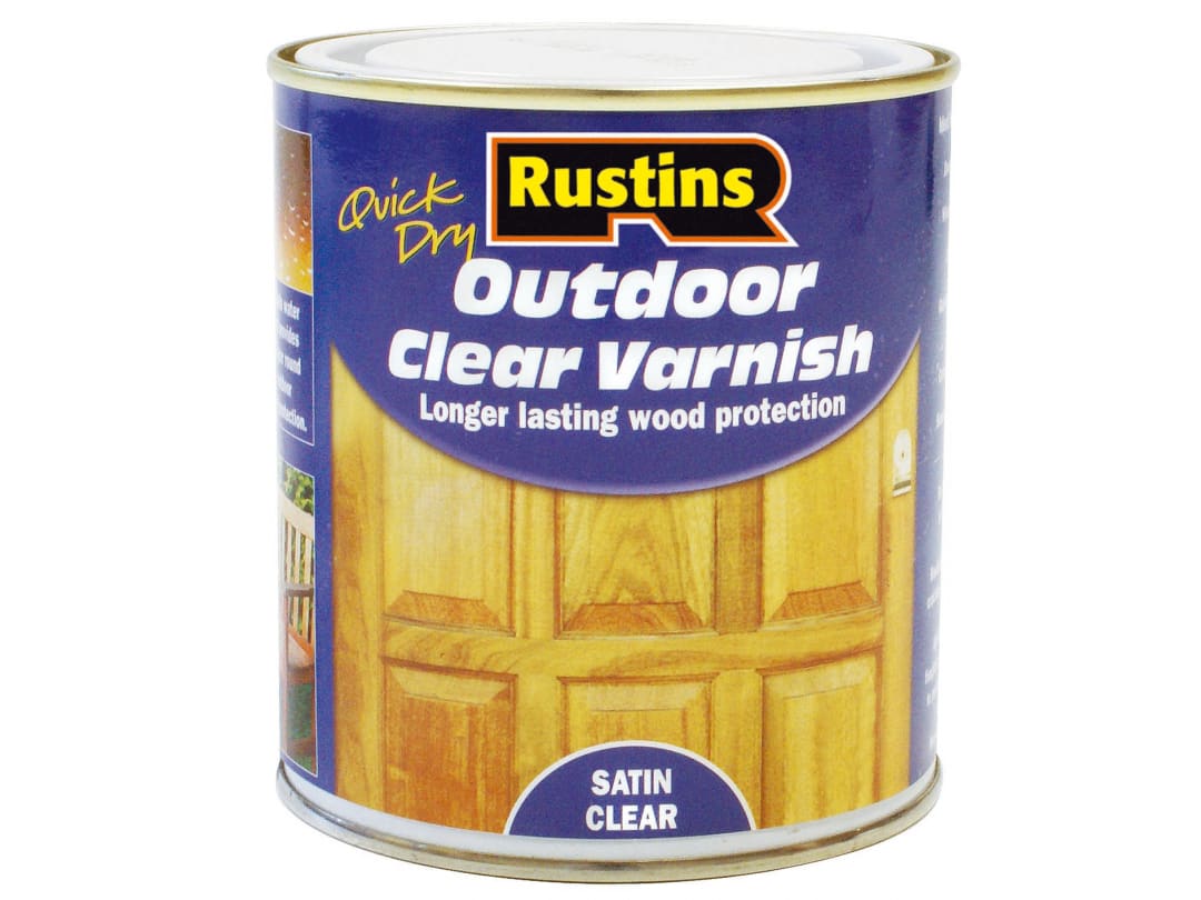 Rustins Exterior Varnish Satin 2.5 litre EAVS2500