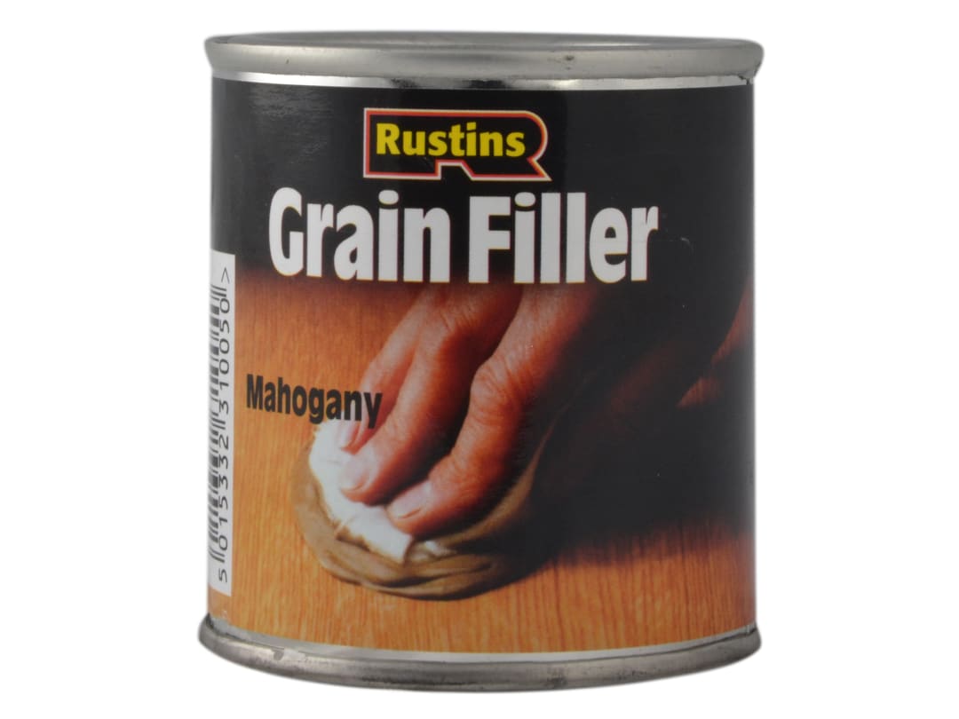 Rustins Grain Filler Mahogany 230g GRMA230
