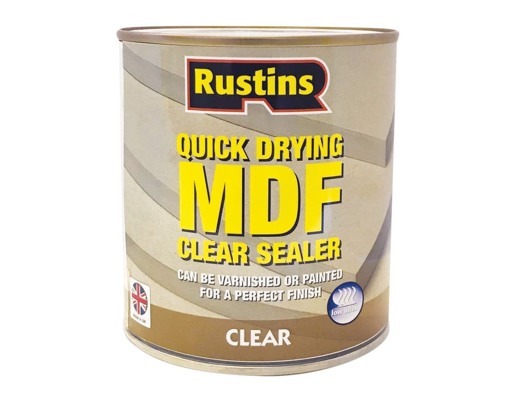 Rustins Quick Drying MDF Sealer Clear 1 litre MDFS1000