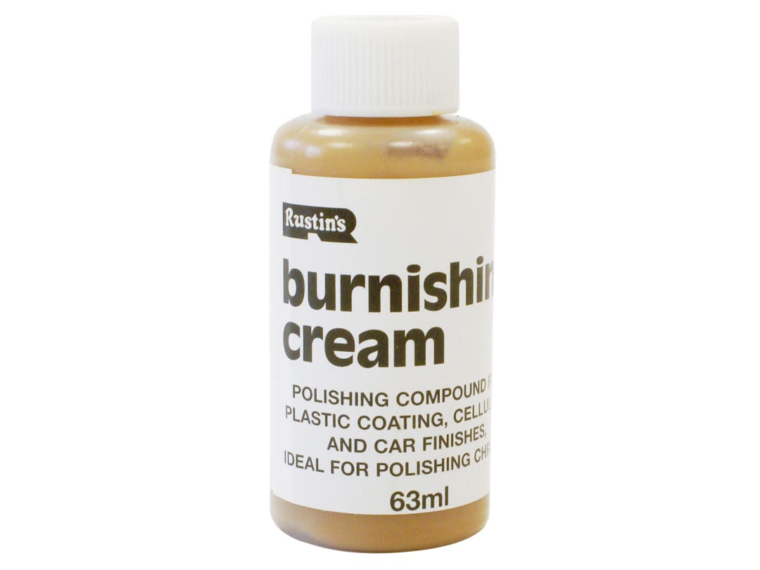Rustins Plastic Coating Burnishing Cream 63ml PCBUSM
