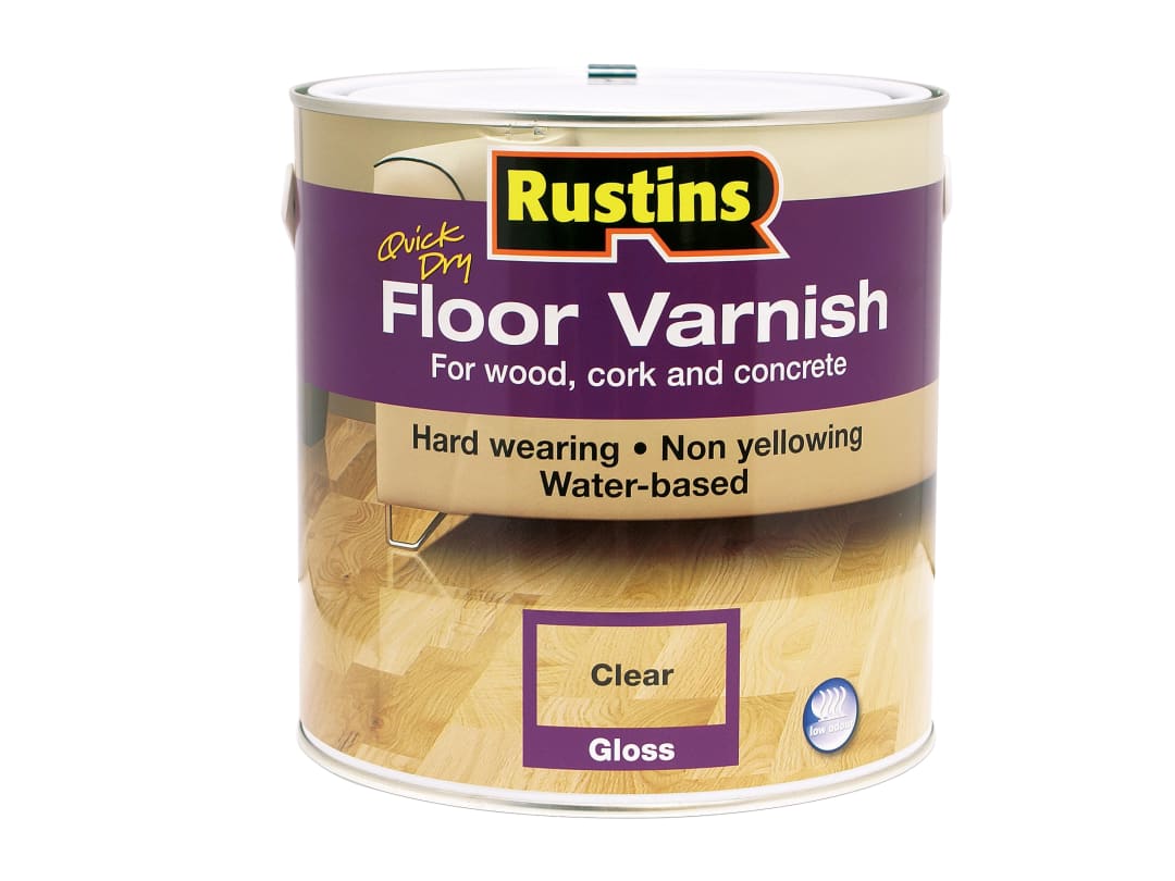 Rustins Quick Dry Floor Varnish Gloss 2.5 litre AFCG2500