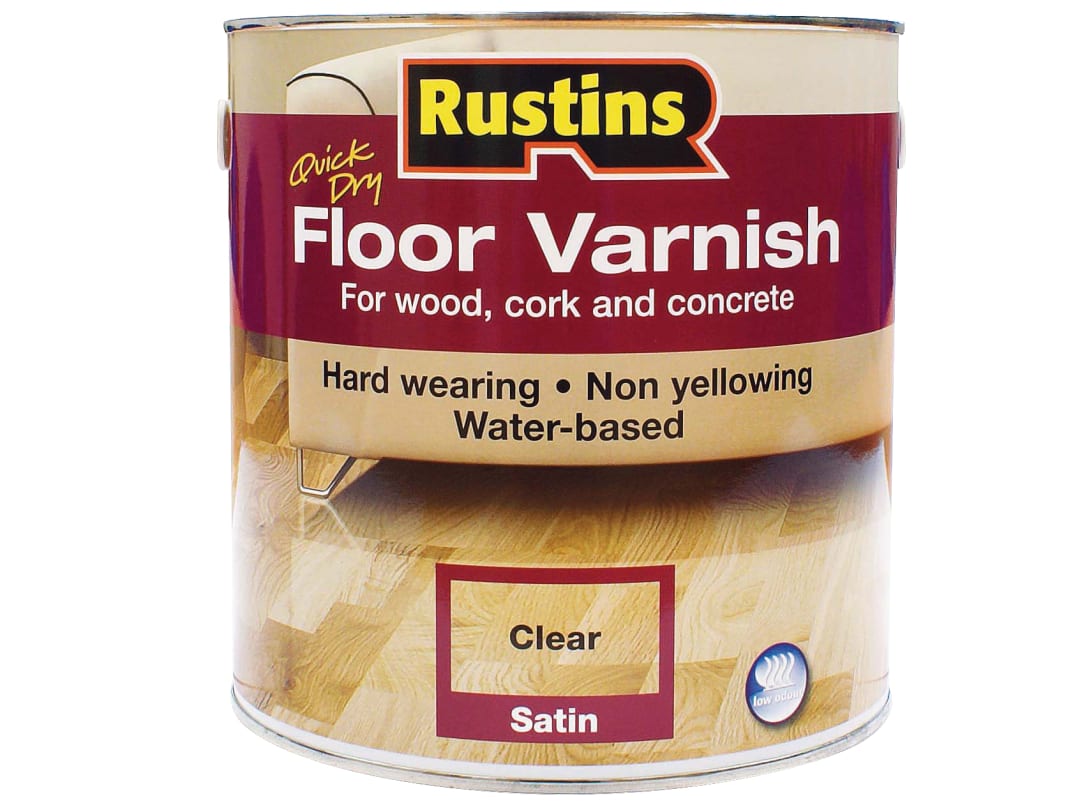 Rustins Quick Dry Floor Varnish Satin 5 litre AFCS5000
