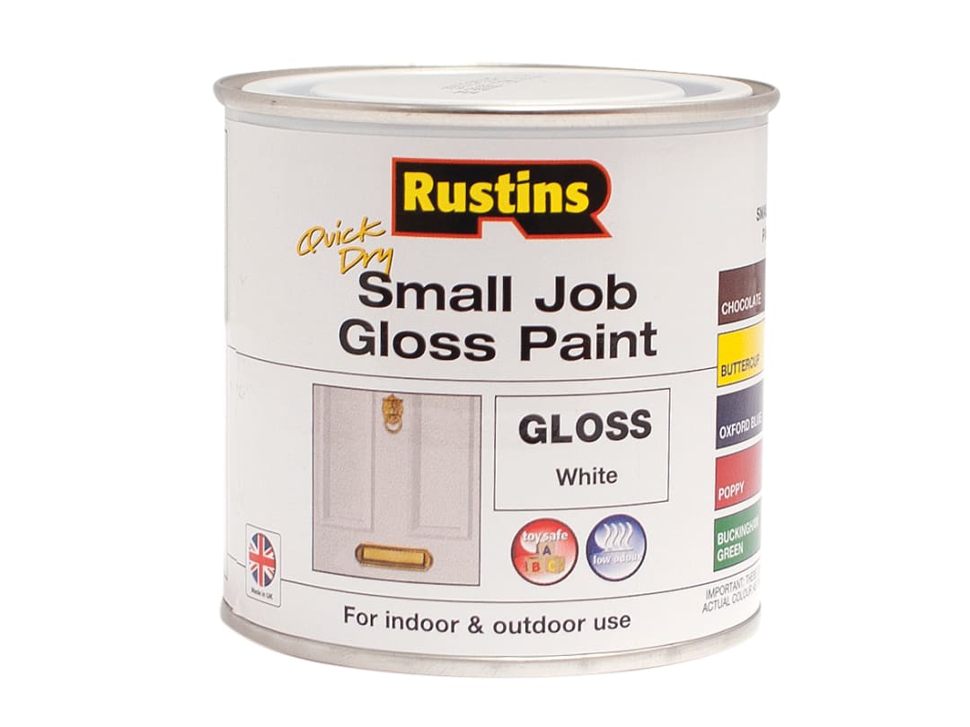 Rustins Quick Dry Small Job Gloss White 250ml GPWHW250