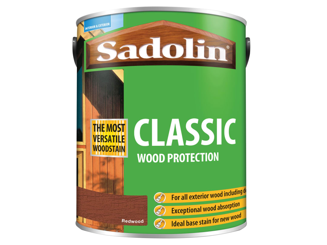 Sadolin Classic Wood Protection Redwood 5 litre 5012919